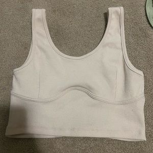 off white underwire tank top